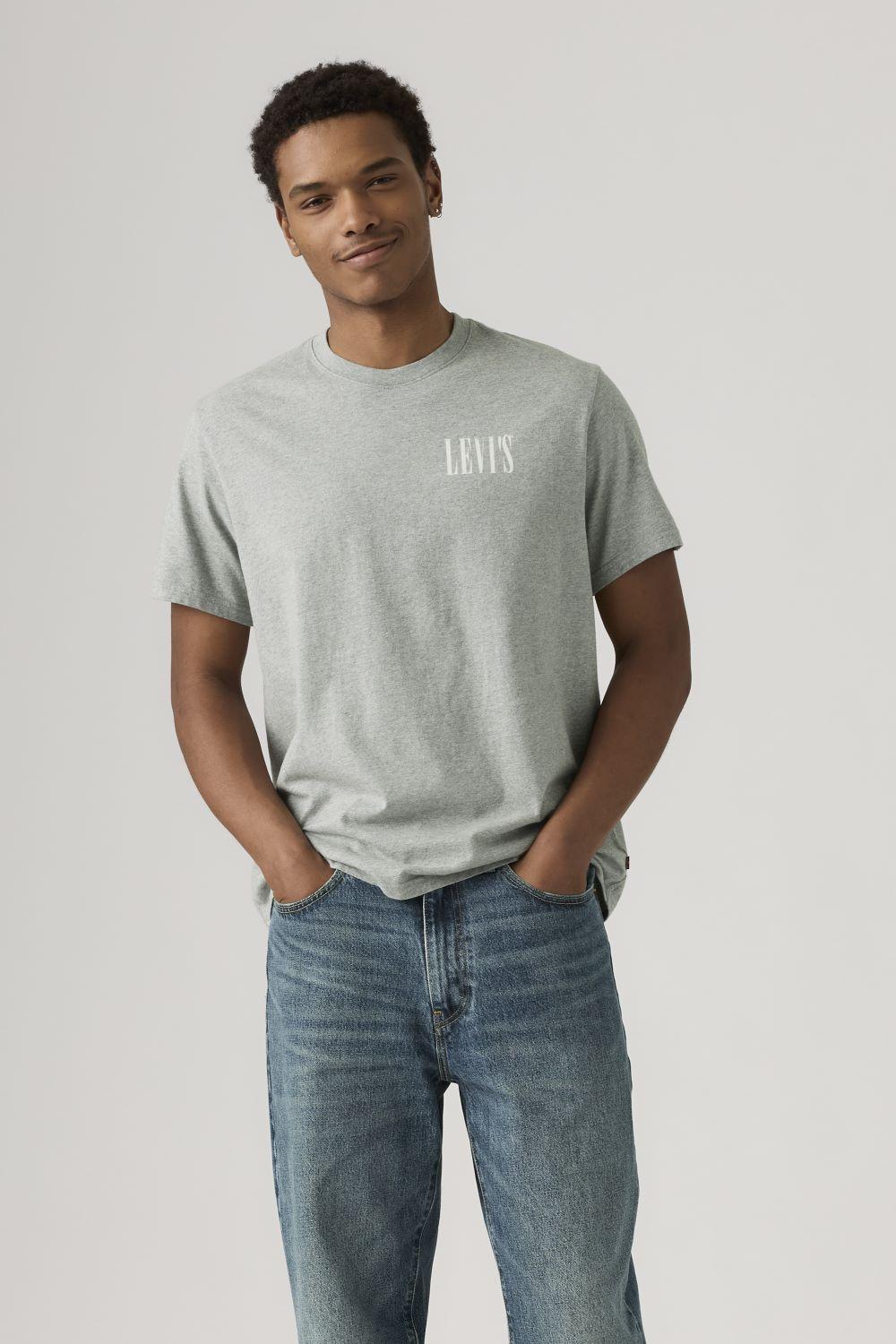 Polera Hombre Relaxed Fit Tee Gris Levis 16143-1669-0