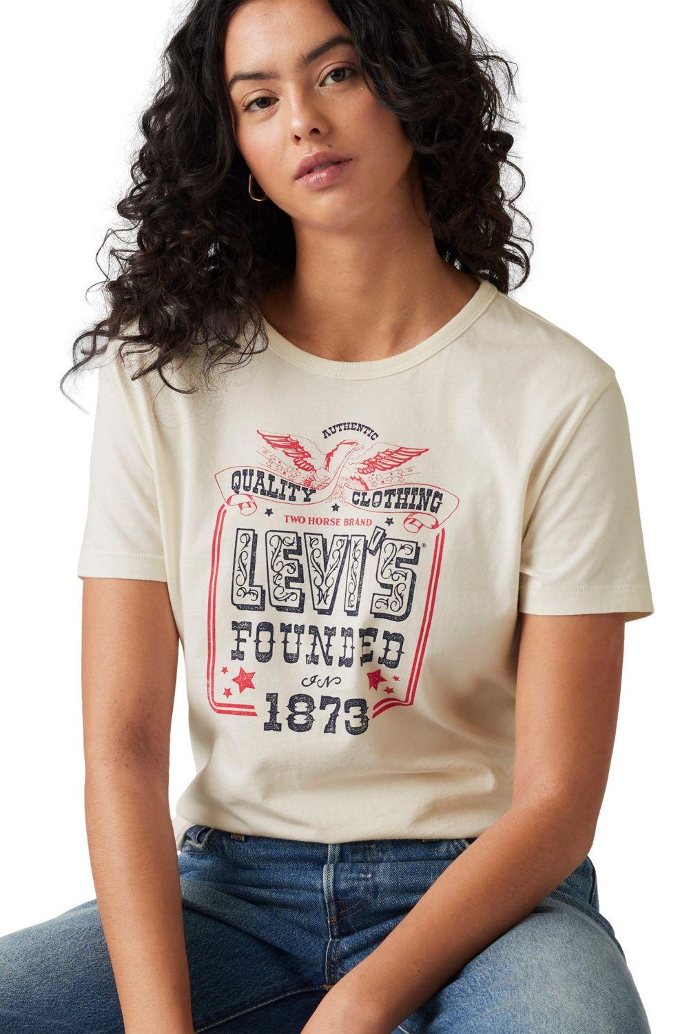 Polera Mujer Graphic Iconic Tee Beige Levis A8802-0041-2