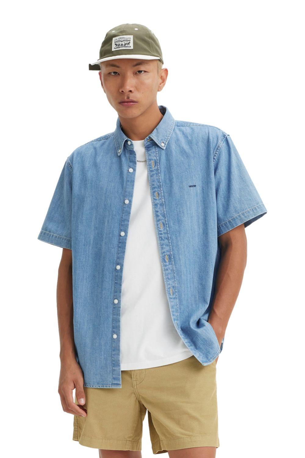 Camisa Hombre Authentic Button Down Azul Levis A9161-0007-0