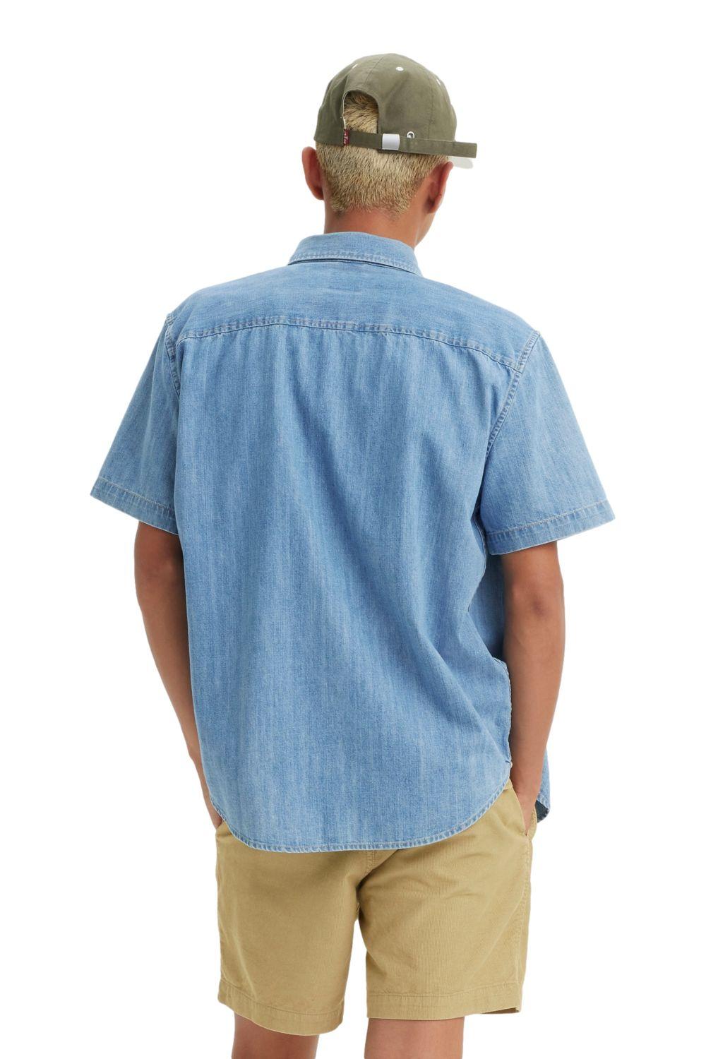 Camisa Hombre Authentic Button Down Azul Levis A9161-0007-1