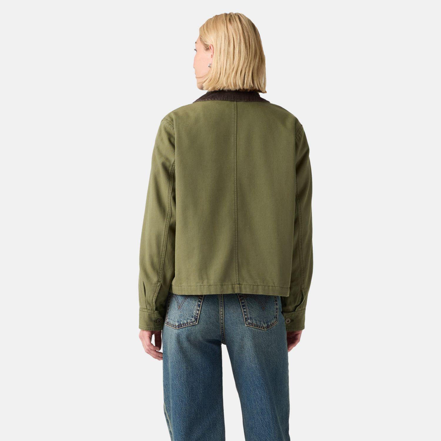 Chaqueta Mujer Bree Cropped Chore Verde Levis 006S6-0001-1
