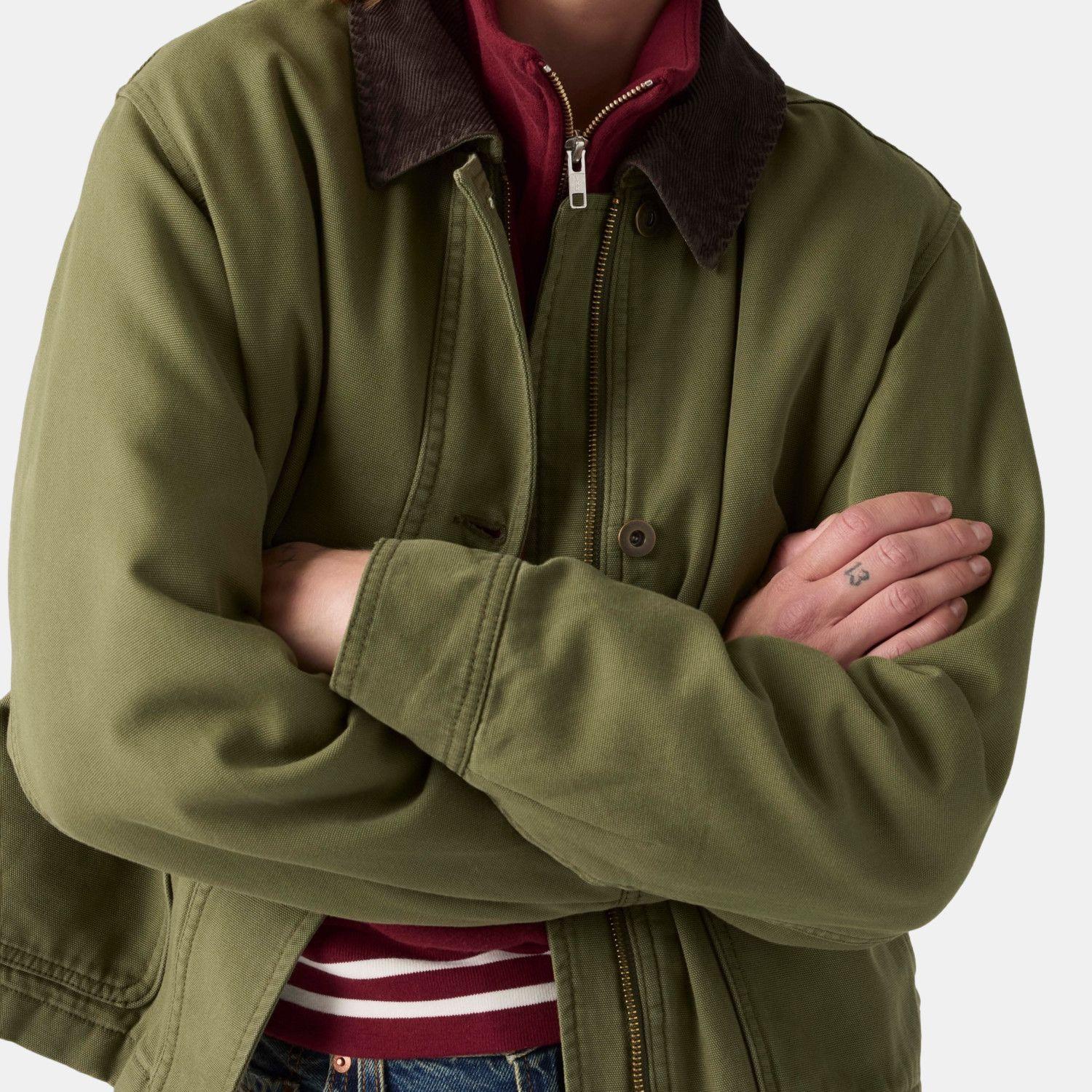 Chaqueta Mujer Bree Cropped Chore Verde Levis 006S6-0001-3