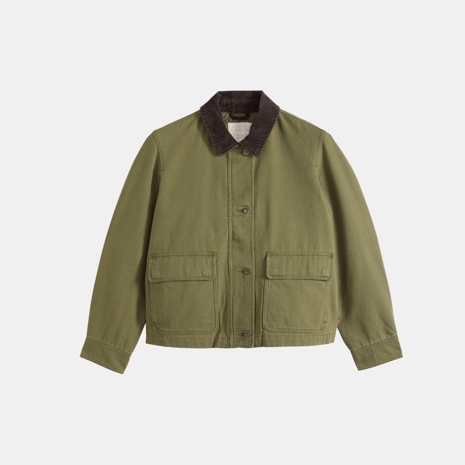 Chaqueta Mujer Bree Cropped Chore Verde Levis 006S6-0001-4