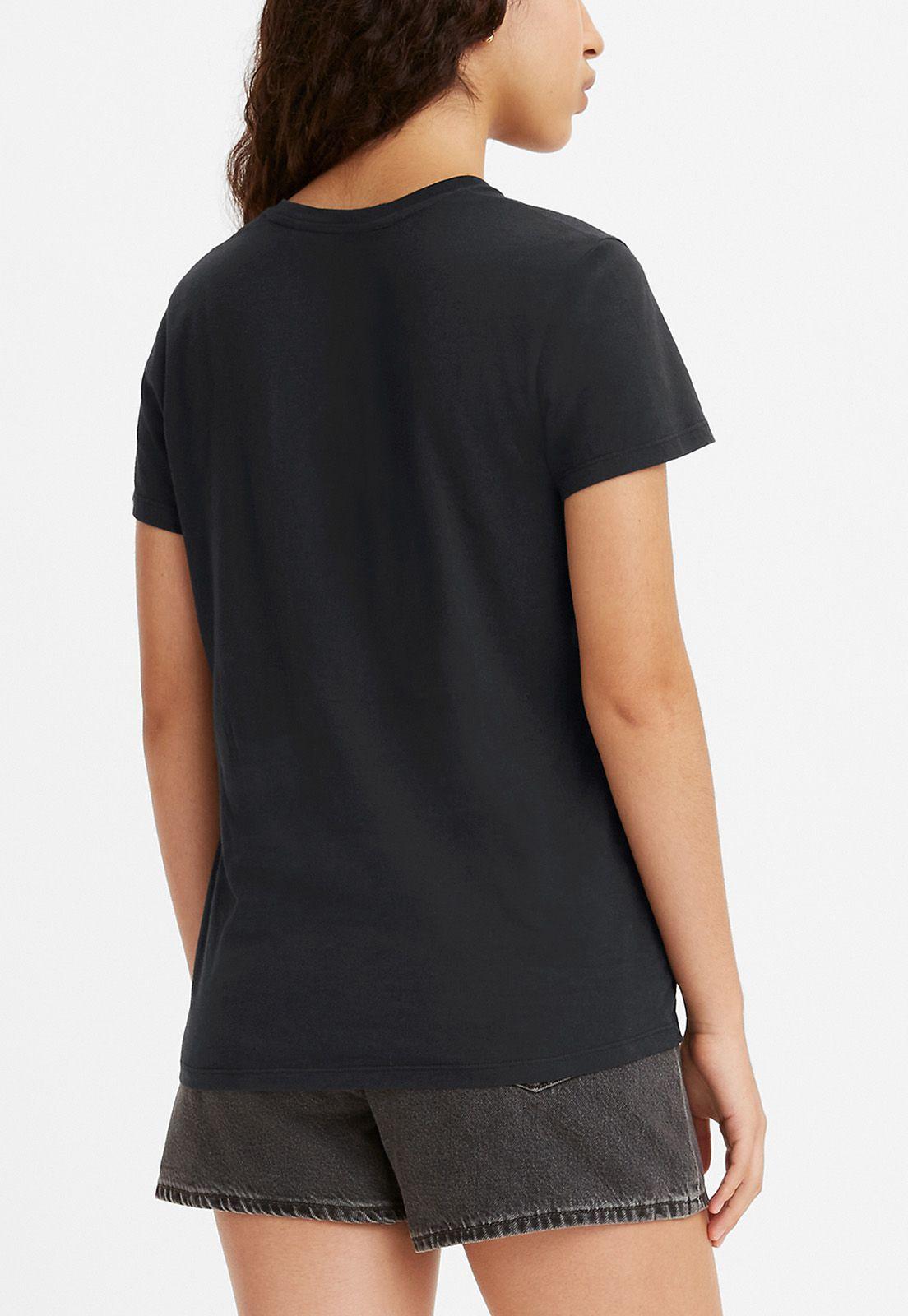 Polera Mujer Manga Corta Negro Levis 17369-2090-1