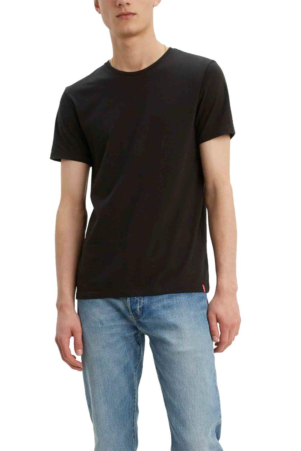 Polera Hombre 2 Pack Crewneck Negro Levis 79541-0001-2