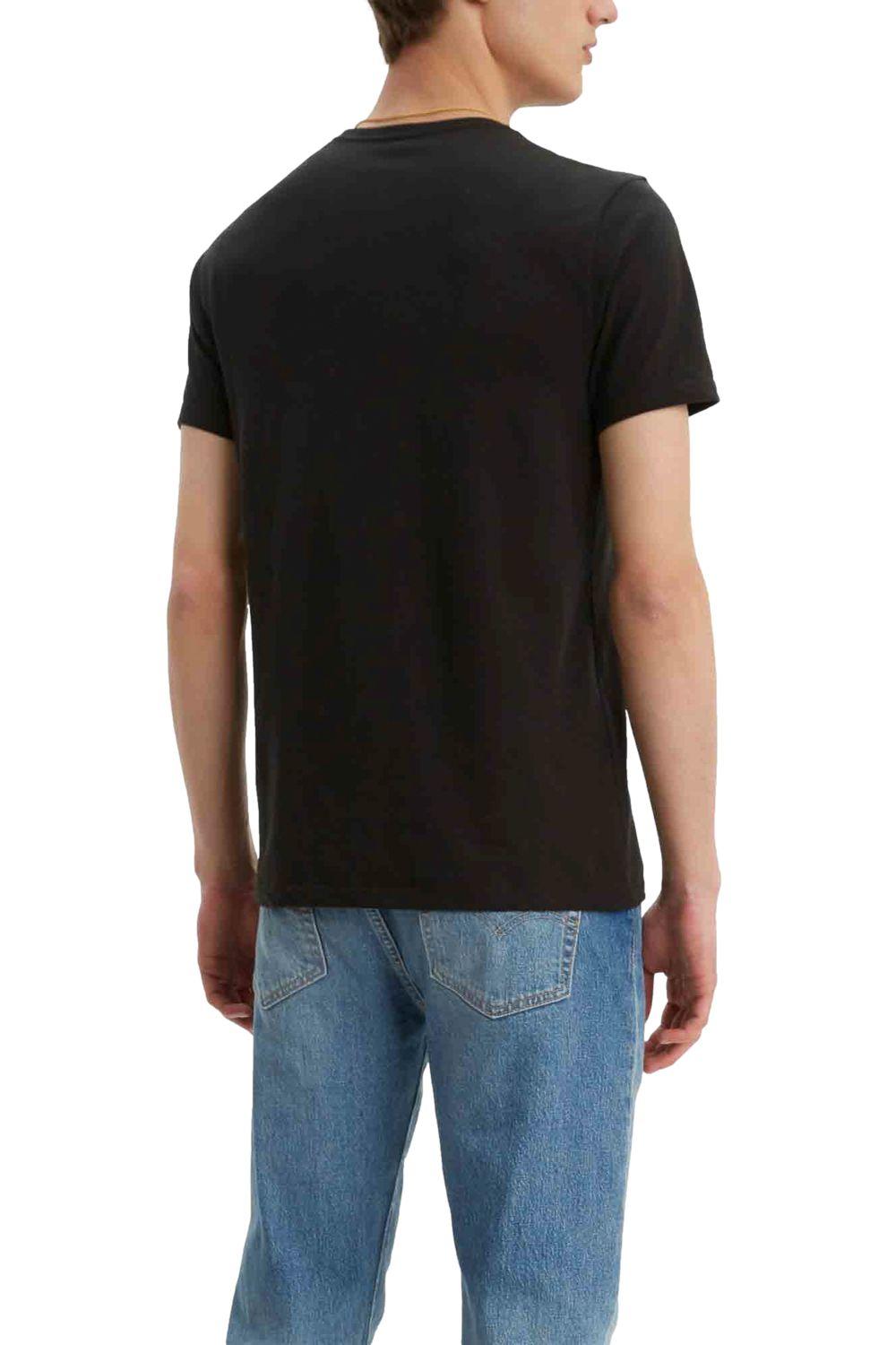 Polera Hombre 2 Pack Crewneck Negro Levis 79541-0001-3