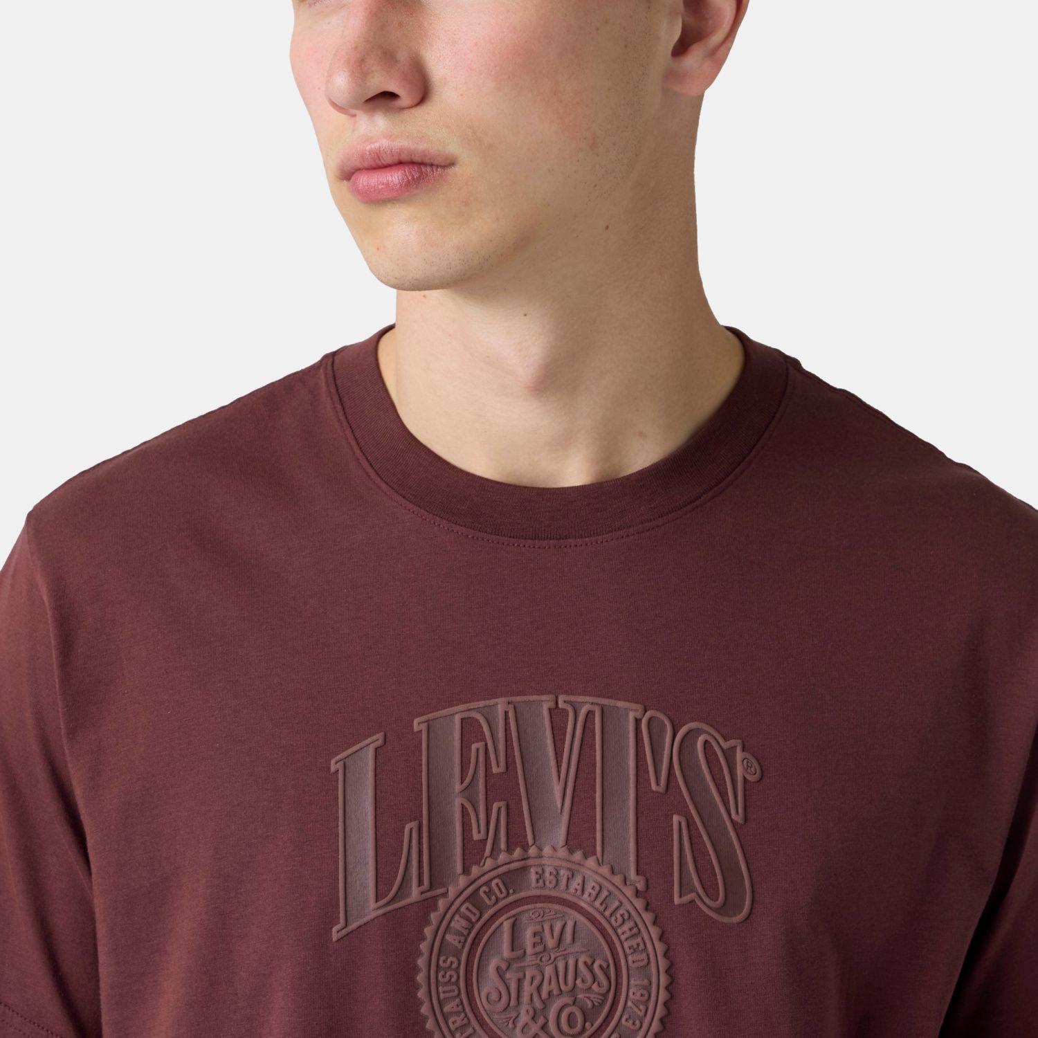 Polera Hombre Relaxed Fit Tee Burdeo Levis 16143-2676-3