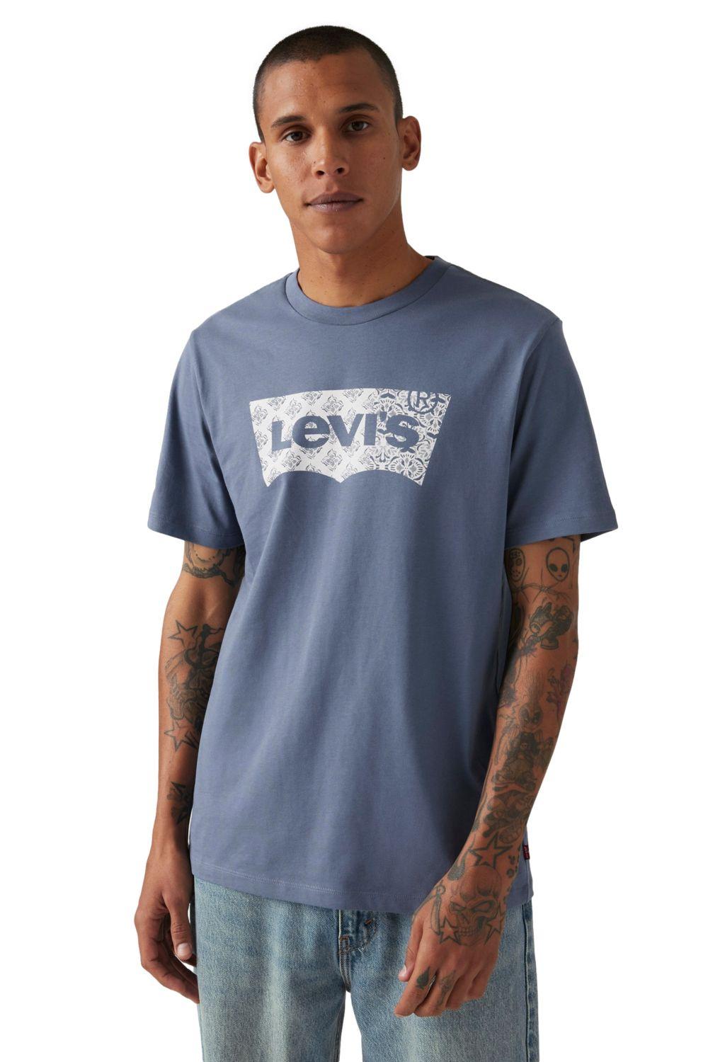 Polera Hombre Graphic Crewneck Tee Azul Levis 22491-1812-2