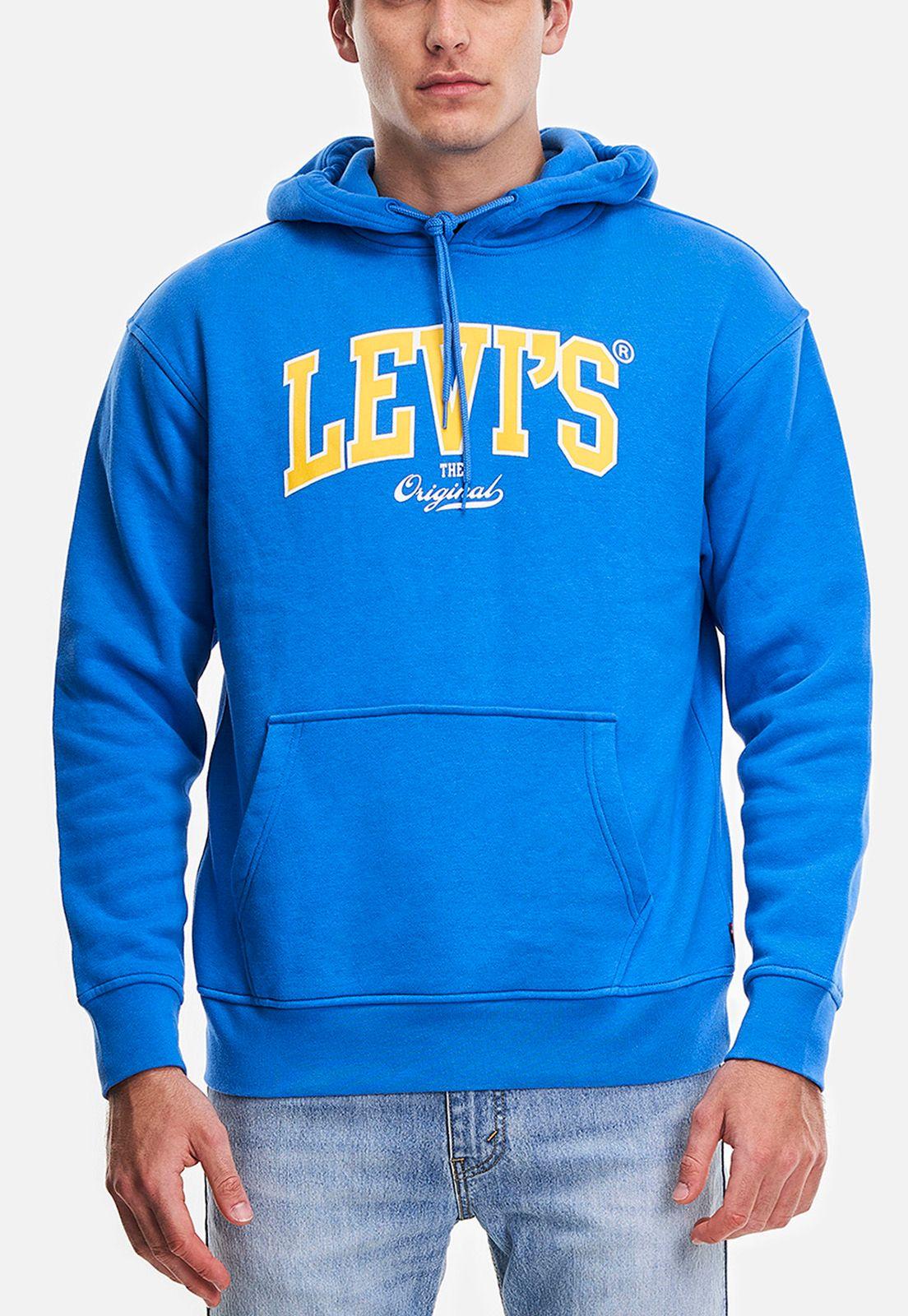 Polerón Hombre Gráfico Azul Levis 38821-0122-0