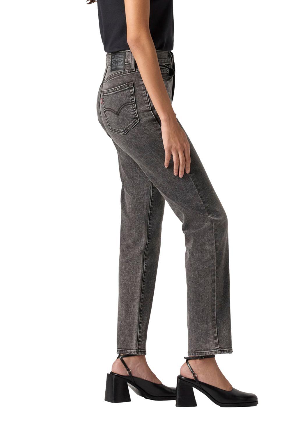 Jeans Mujer 724 High Rise Straight Gris Levis 18883-0348-1