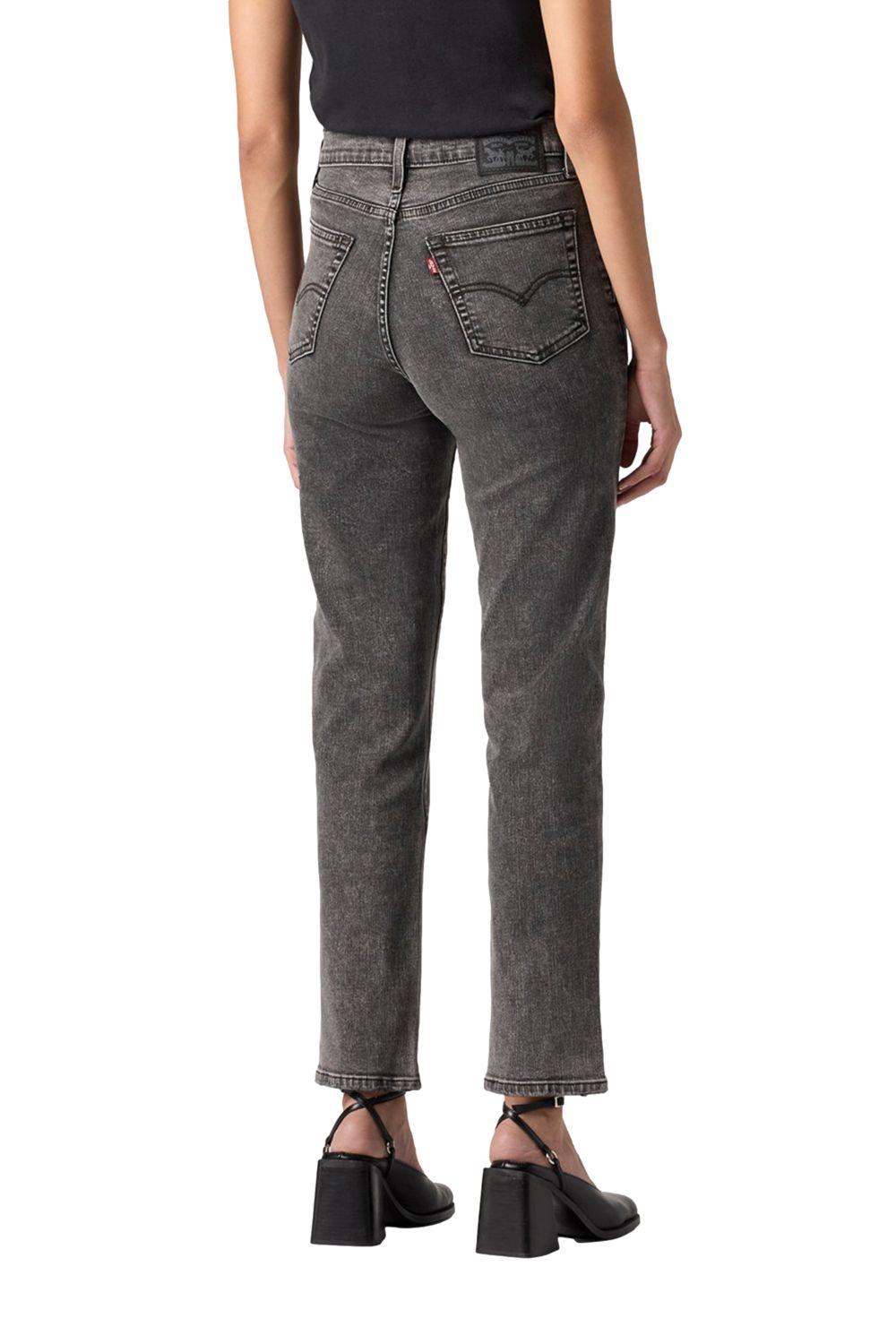 Jeans Mujer 724 High Rise Straight Gris Levis 18883-0348-2