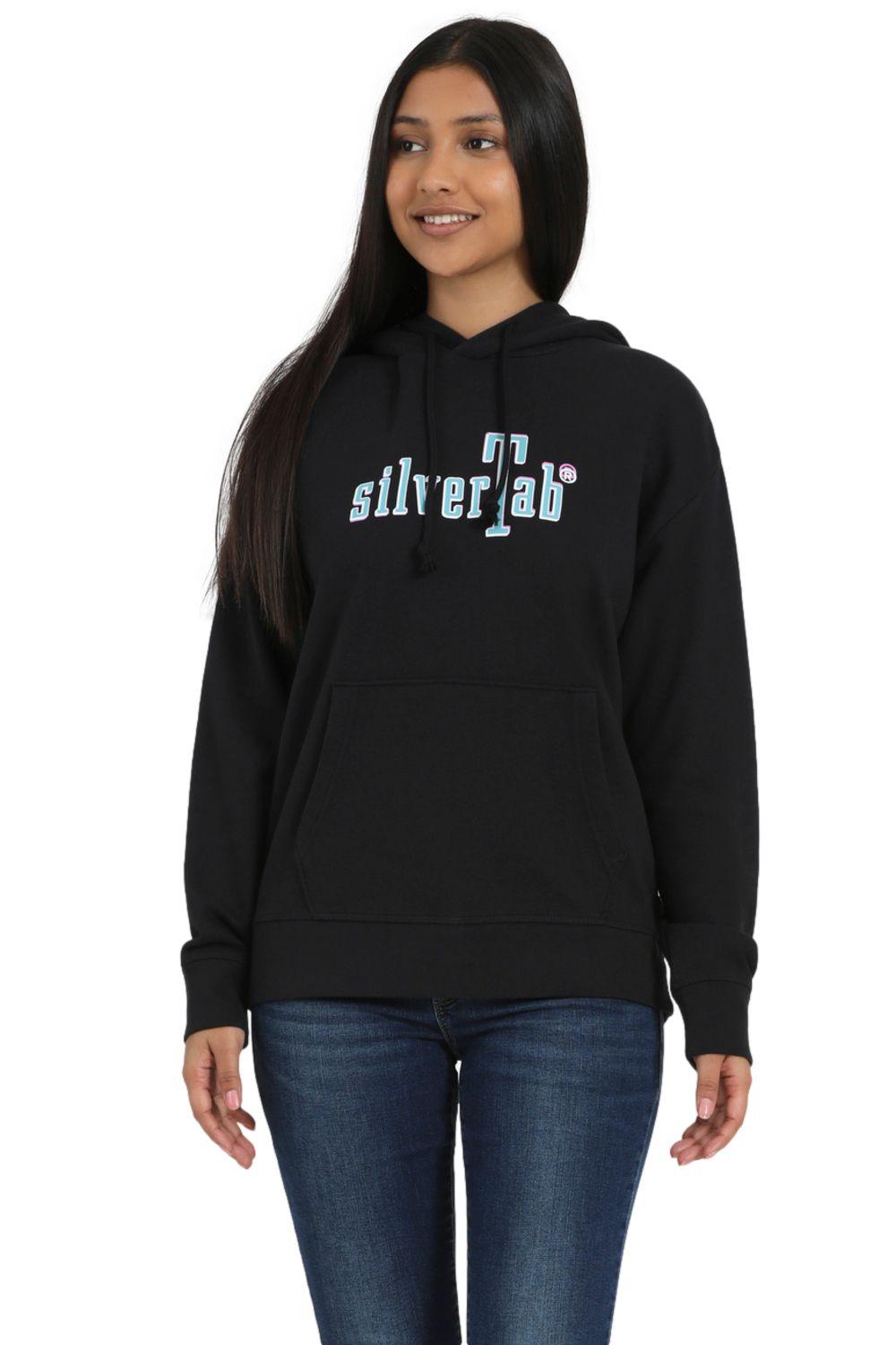 Polerón Mujer con Capucha Negro Levis 18487-0187-4