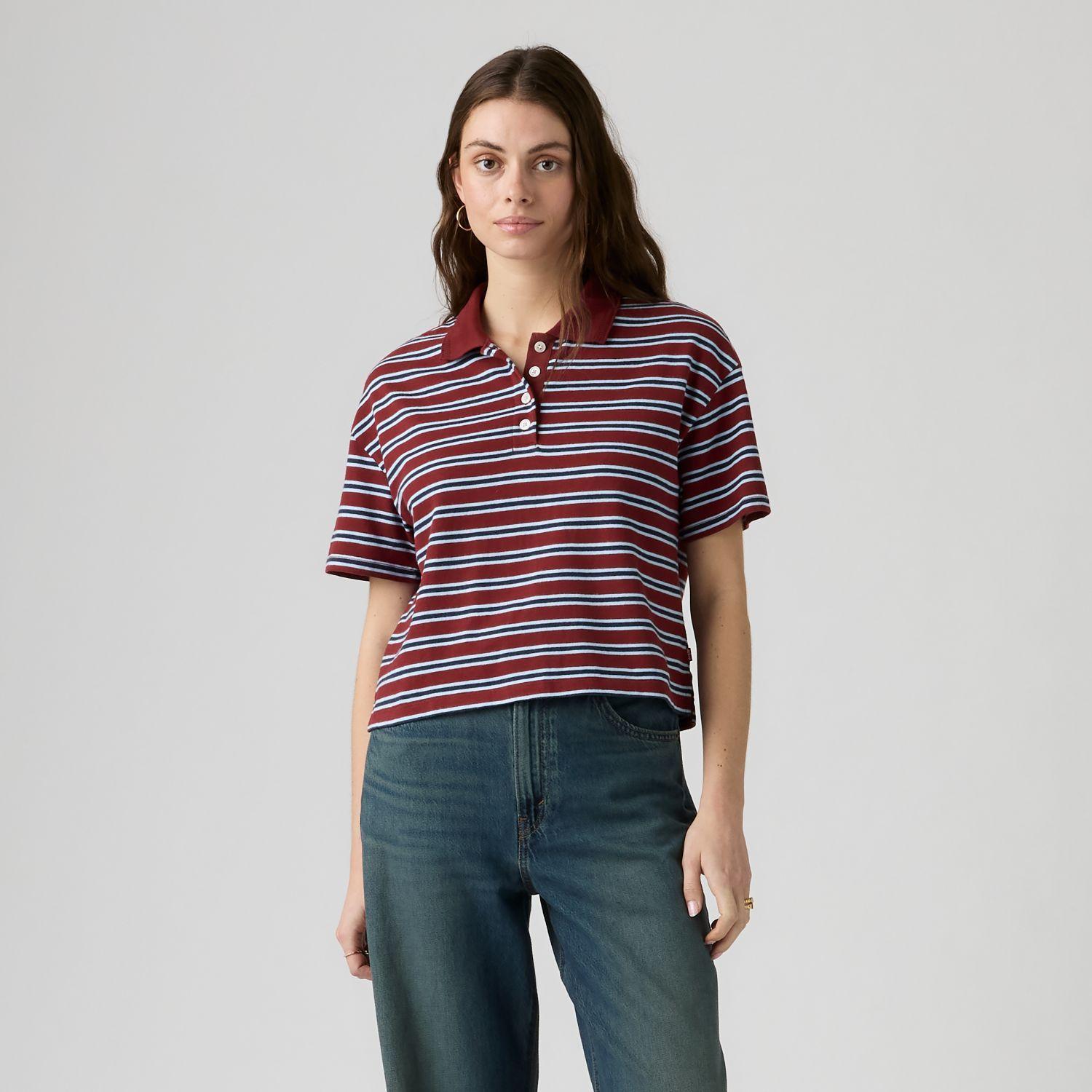 Polera Mujer Didion Rugby Polo Burdeo Levis 008SU-0000-0