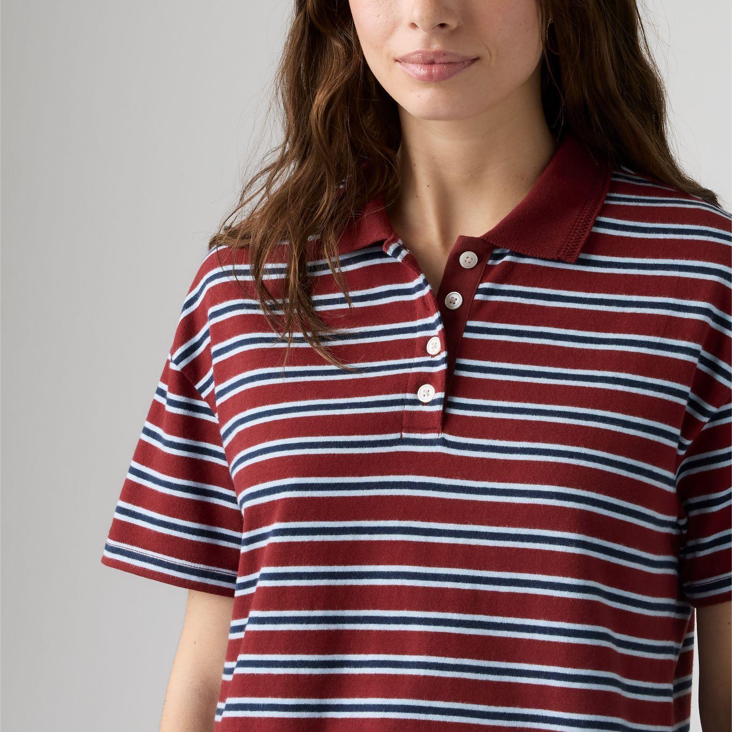 Polera Mujer Didion Rugby Polo Burdeo Levis 008SU-0000-3