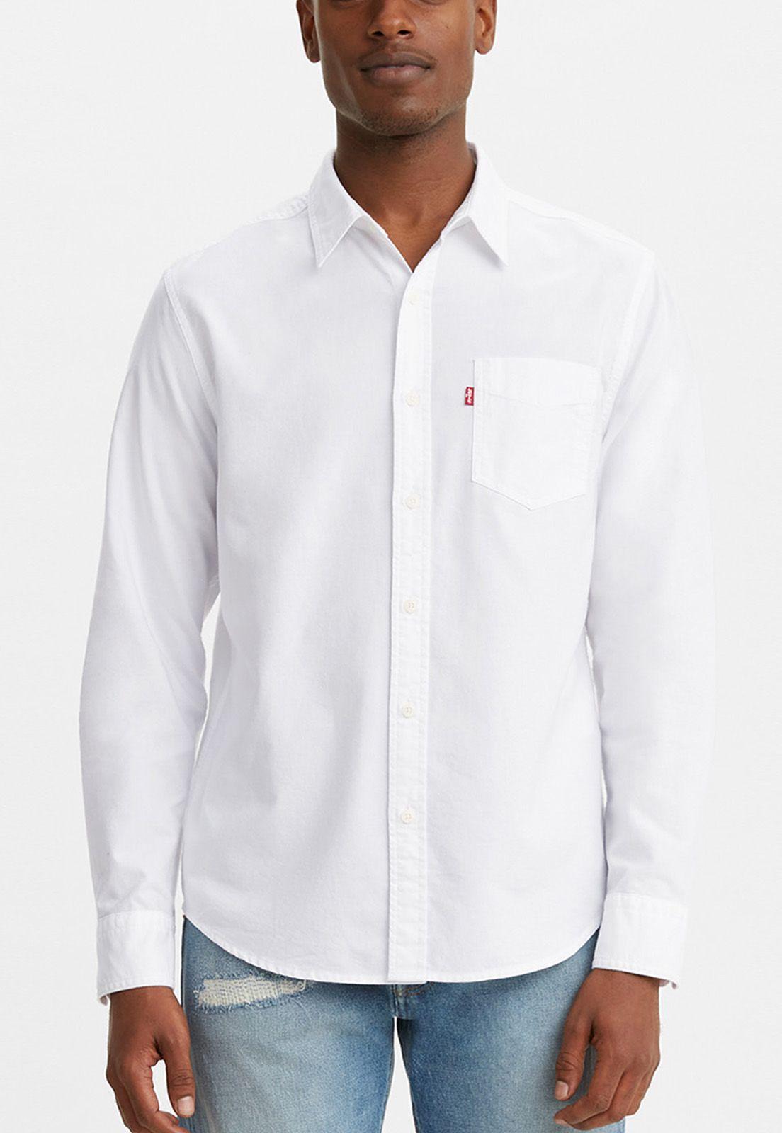 Camisa Hombre Lisa Blanca Levis 85748-0058-0