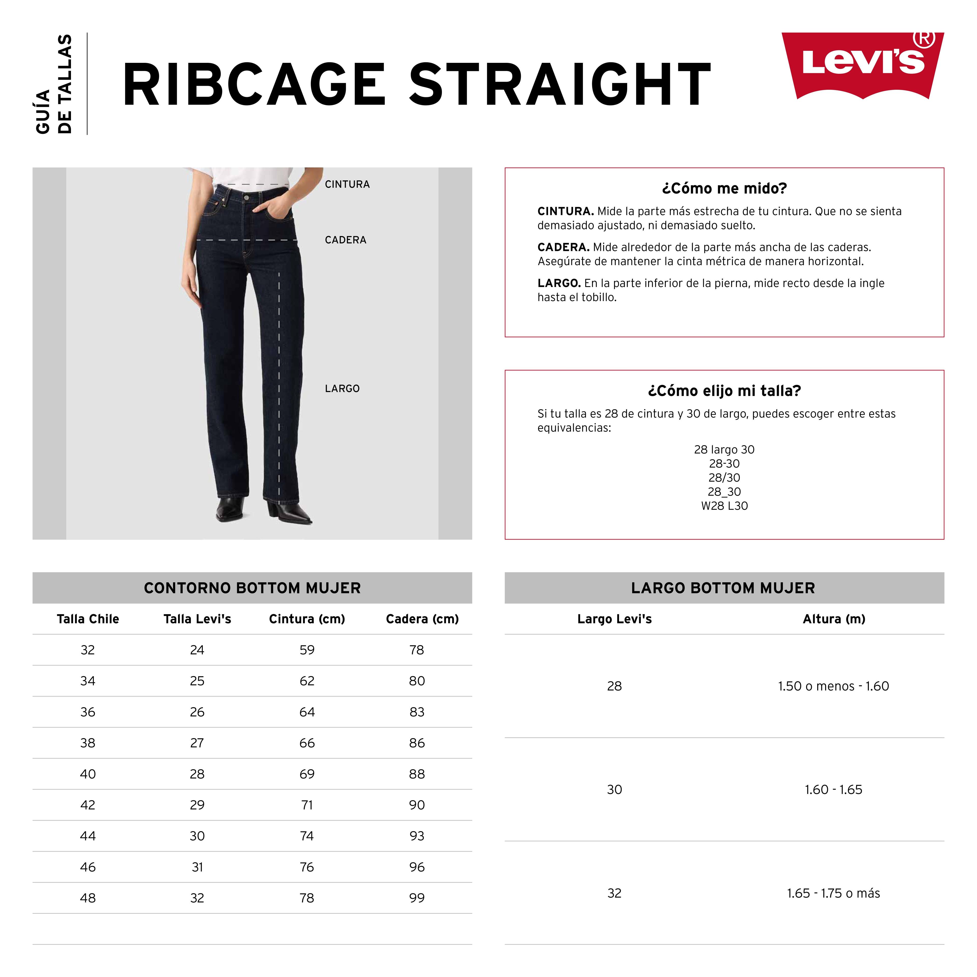 Jeans Mujer Ribcage Full Length Azul Levis 79078-0046-5