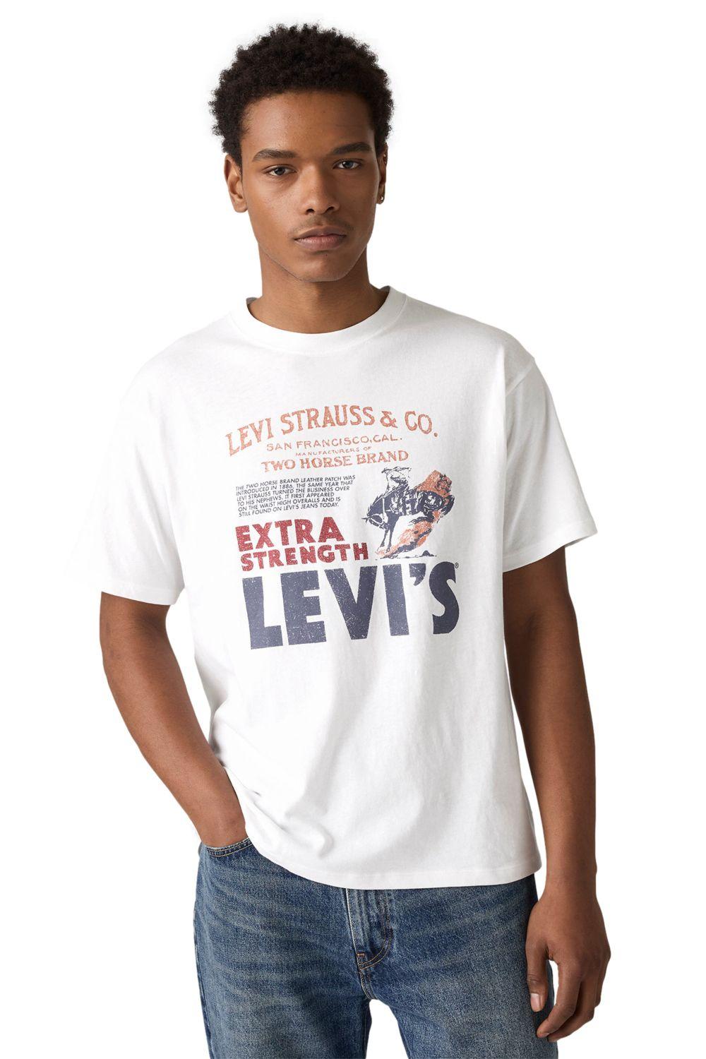 Polera Hombre Vintage Fit Graphic Blanco Levis 87373-0225-2