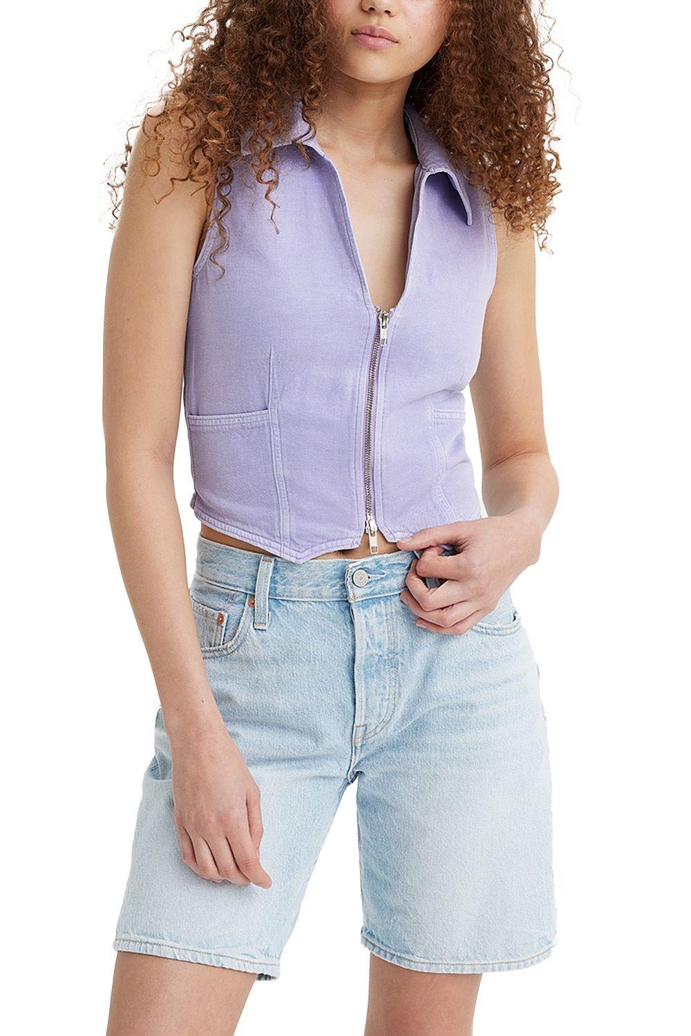 Chaleco Mujer Lilou Denim Vest Lila A5944-0001-2