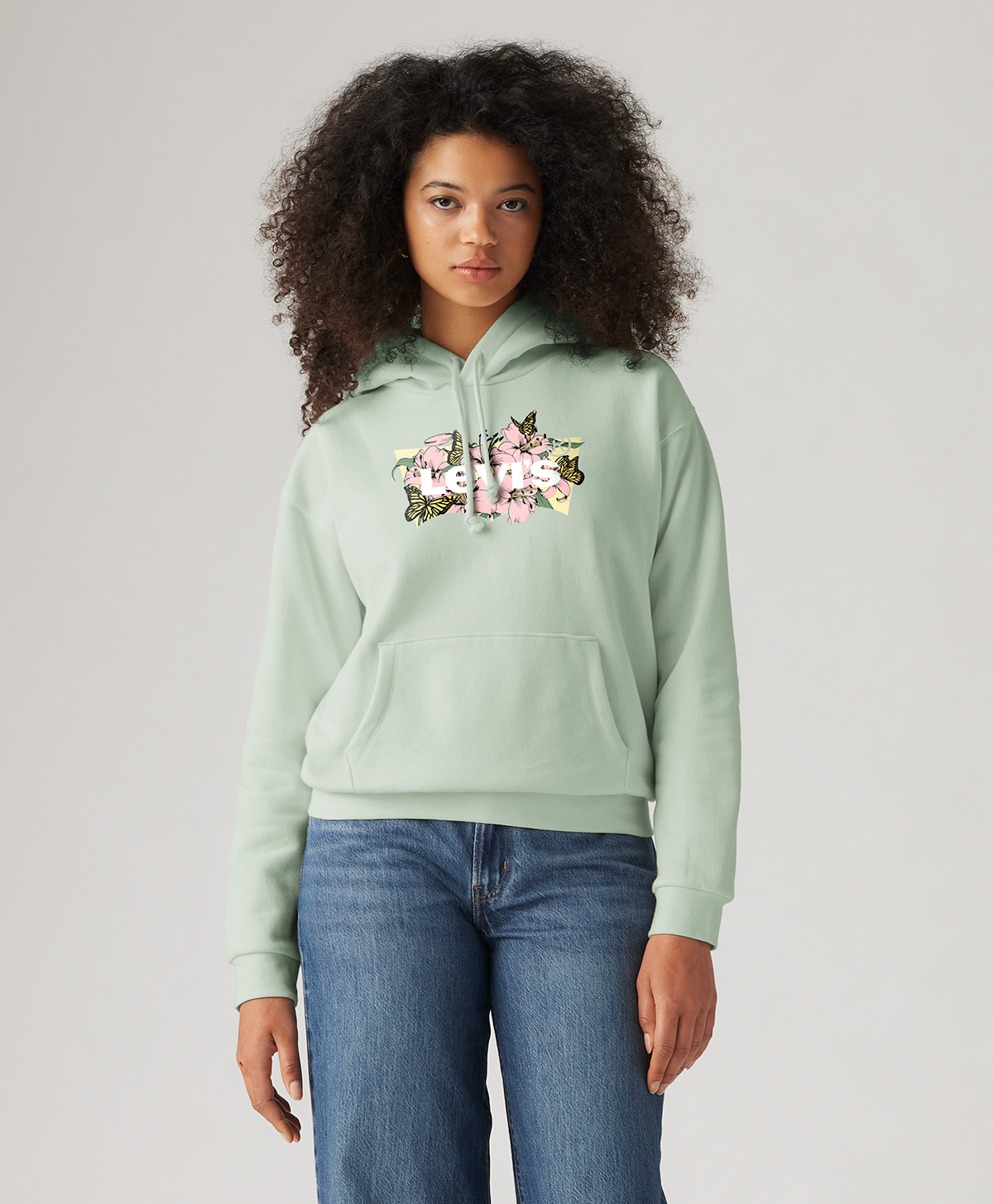 Polerón Mujer Graphic Everyday Verde Levis A8801-0035-0
