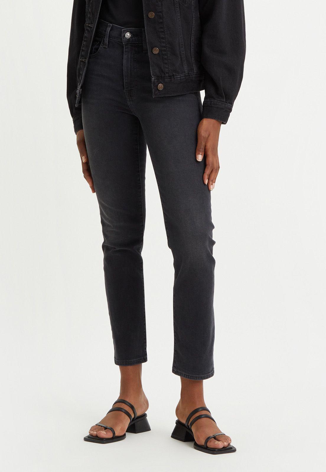Jeans Mujer 724 High Rise Straight Negro Levis 18883-0199-0