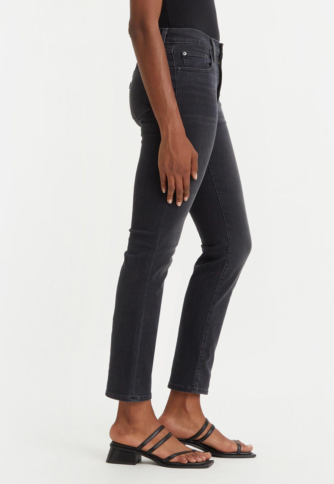 Jeans Mujer 724 High Rise Straight Negro Levis 18883-0199-2