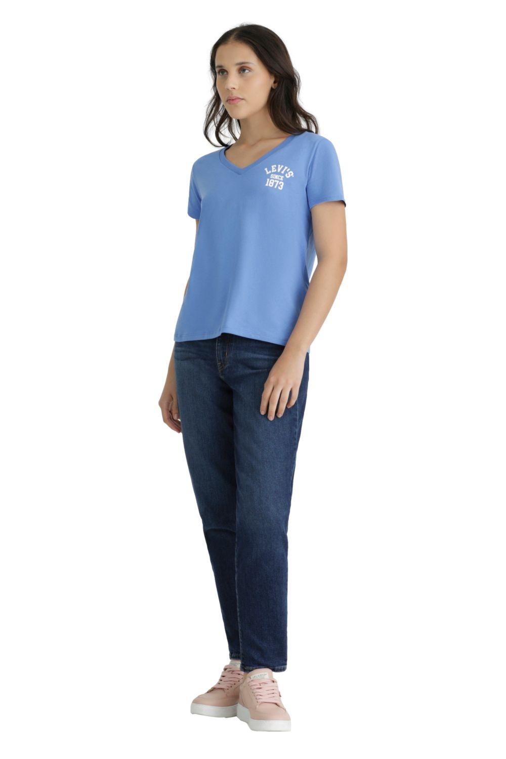 Polera Mujer Regular Fit Azul Levis 85341-0109-3