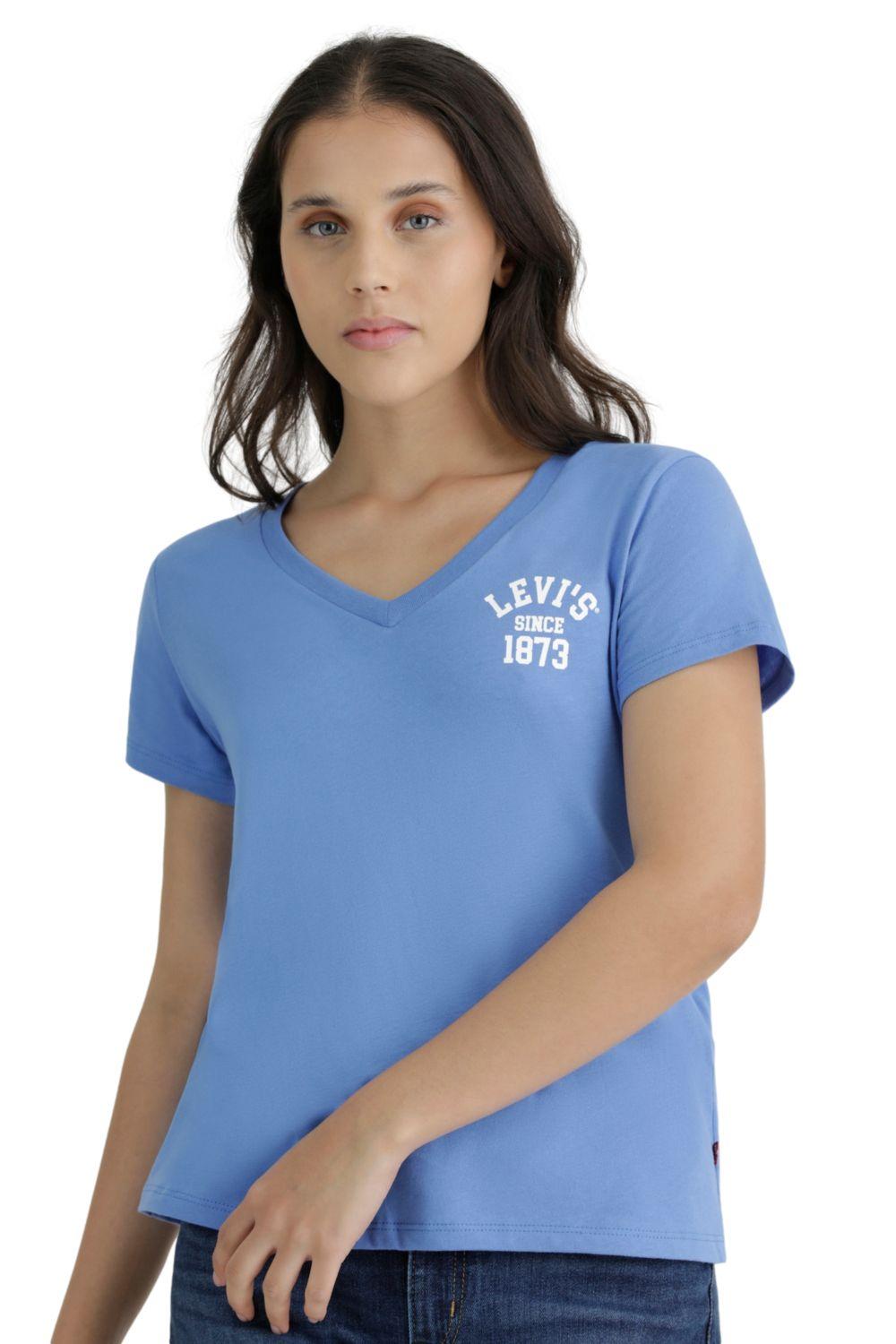 Polera Mujer Regular Fit Azul Levis 85341-0109-4