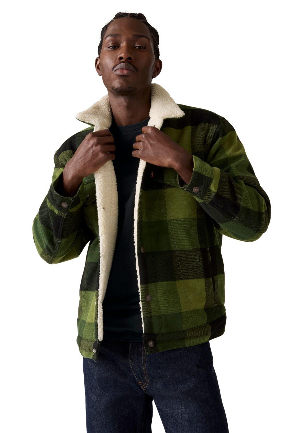 Chaqueta Hombre Relaxed Fit Plaid Verde Levis A6030-0010-2