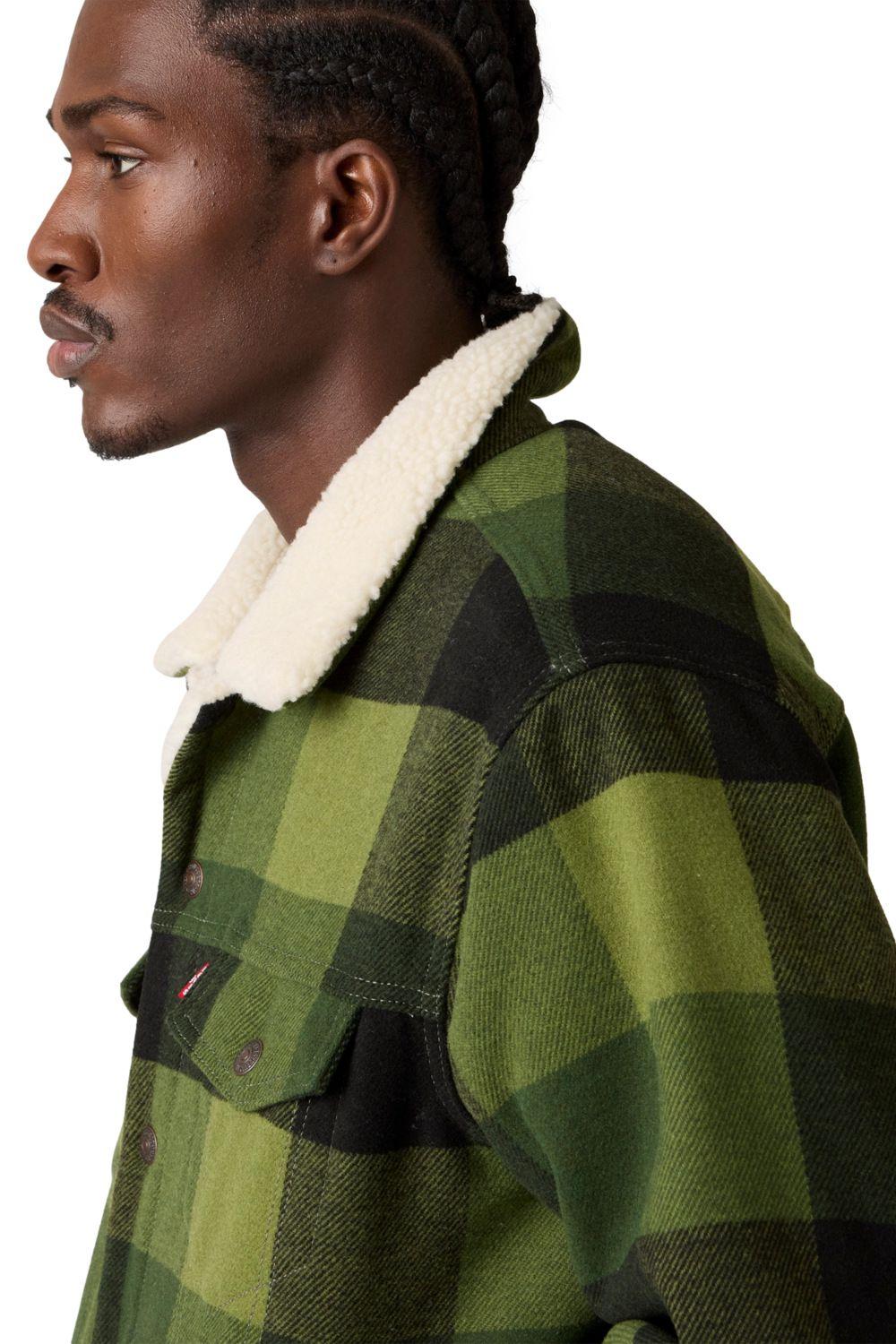 Chaqueta Hombre Relaxed Fit Plaid Verde Levis A6030-0010-3