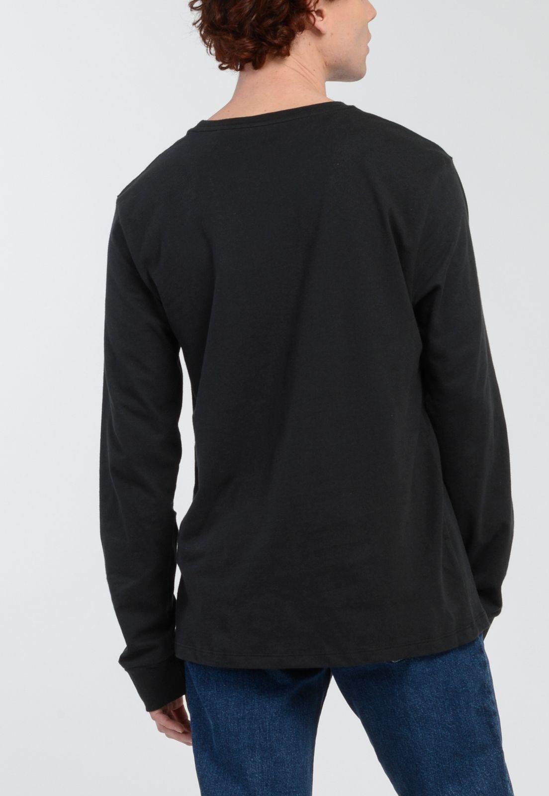 Polera Hombre Manga Larga Negra Levis 36015-0144-1