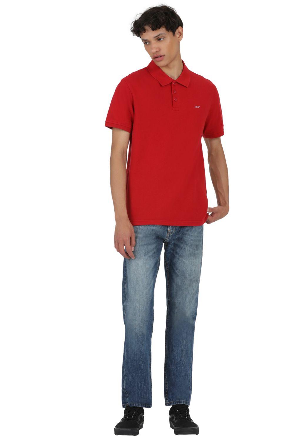 Polera Hombre Regular Fit Rojo Levis A0229-0003-3