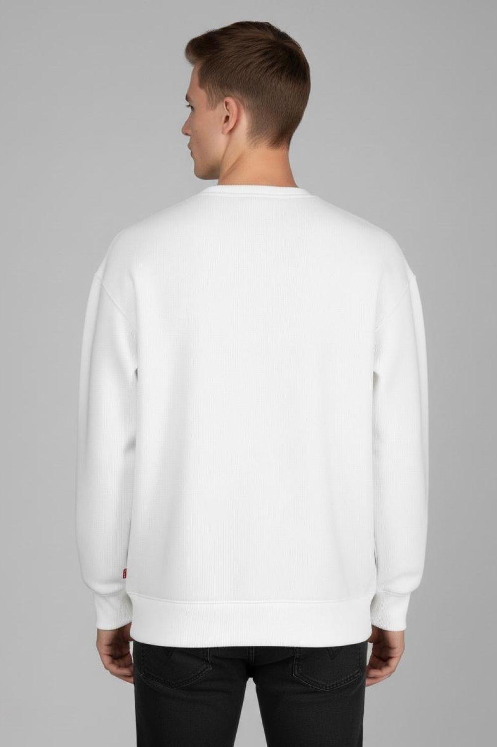 Polerón Hombre Relaxd Graphic Crew Blanco Levis 38712-0462-2