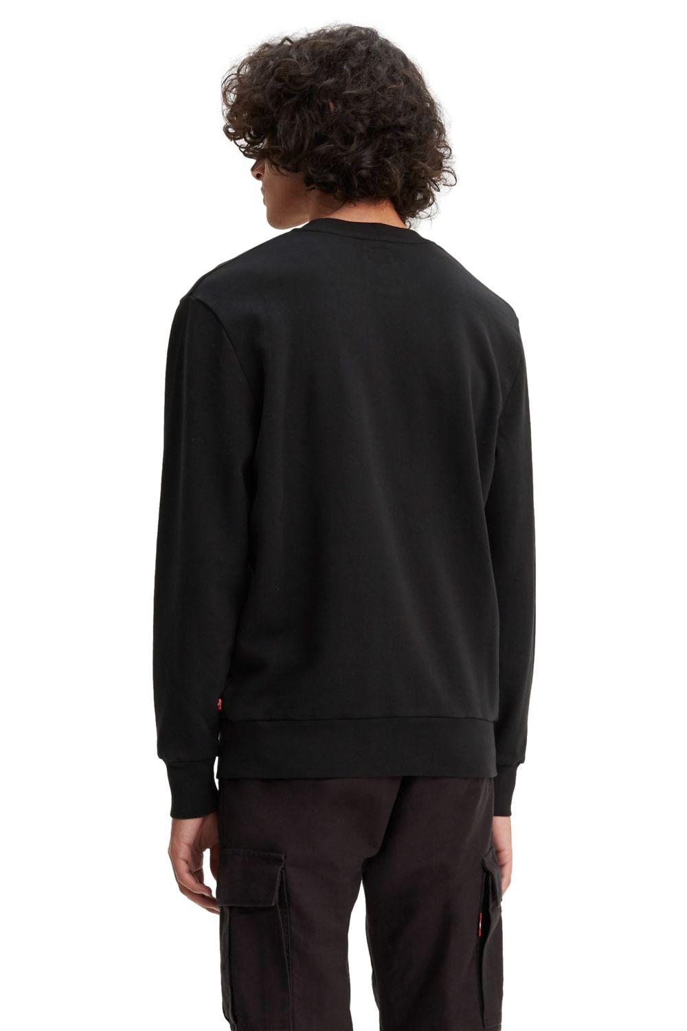 Polerón Hombre Cuello Redondo Negro Levis 19492-0064-1