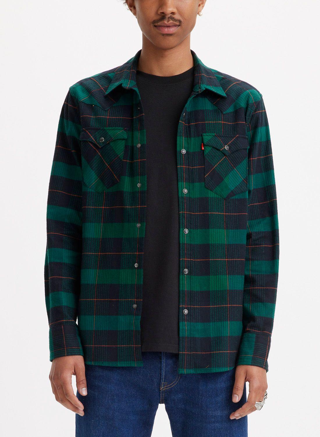 Camisa Hombre Classic Western Verde Levis 85745-0077-0