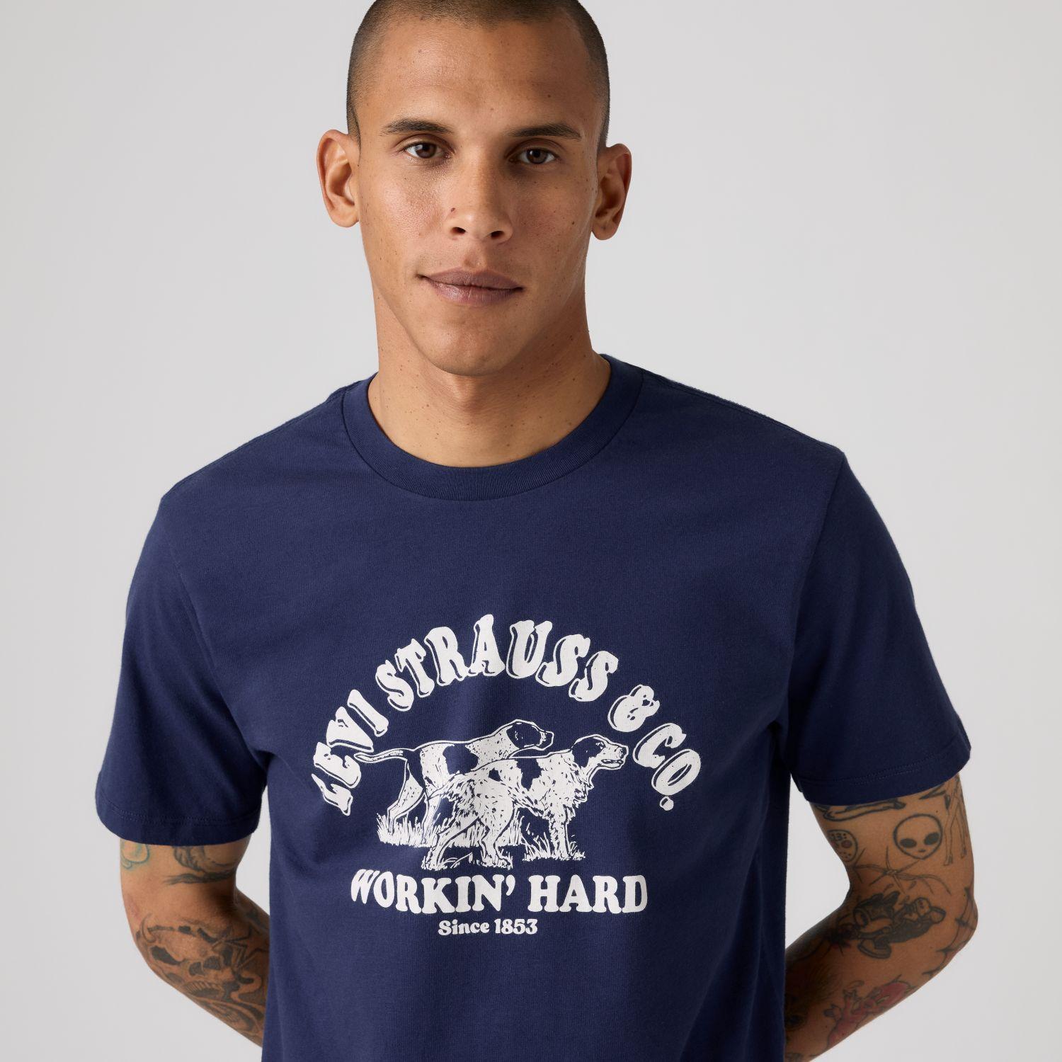 Polera Hombre Graphic Crewneck Tee Azul Levis 22491-2171-3