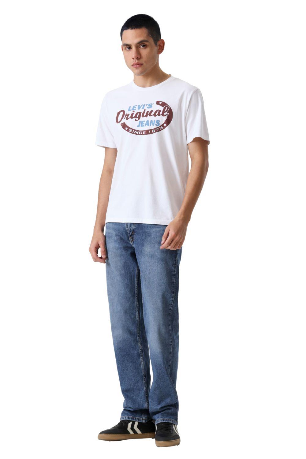 Polera Hombre Graphic Crewneck Tee Blanco Levis 22491-1982-3