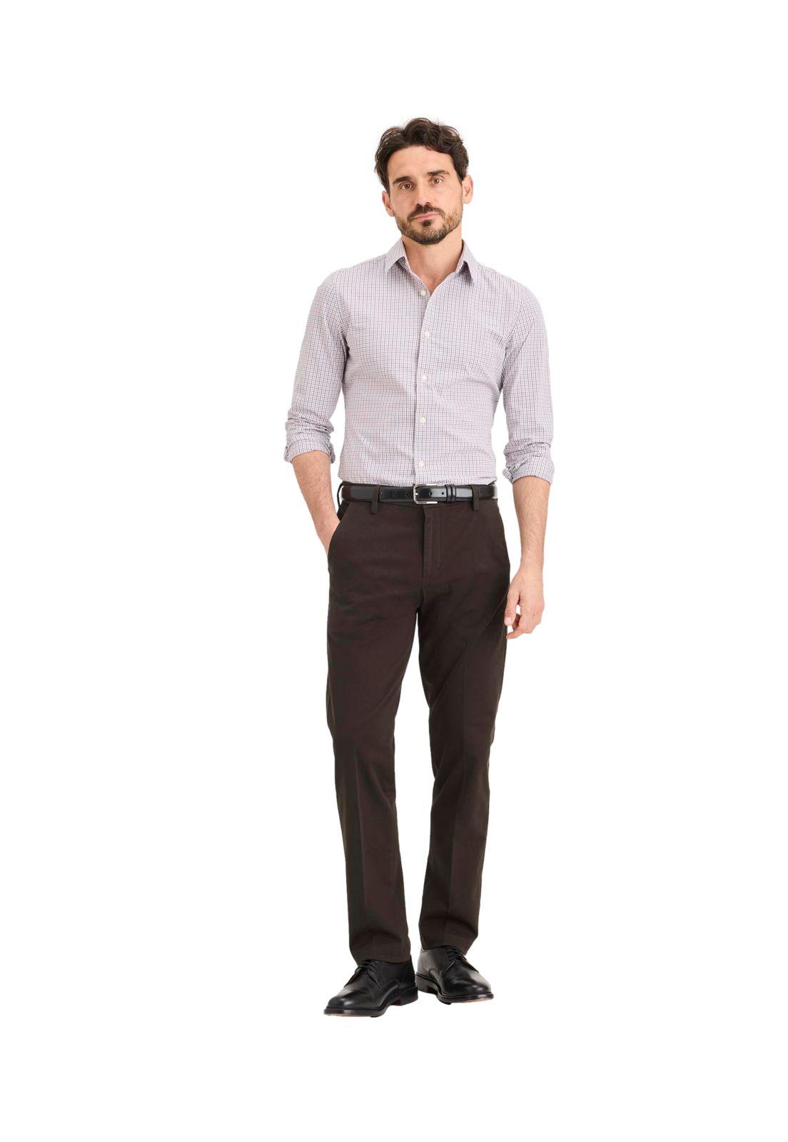 Pantalón Hombre Workday Khaki Slim Fit Café 36272-0121-3