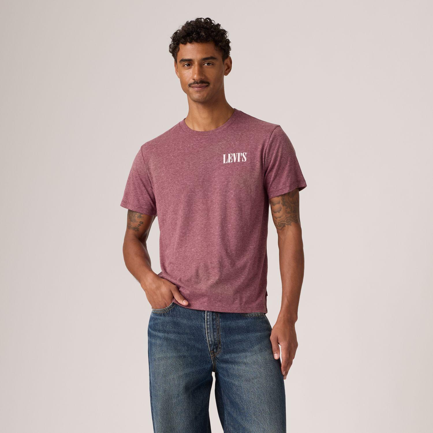Polera Hombre Graphic Crewneck Tee Burdeo Levis 22491-2161-0