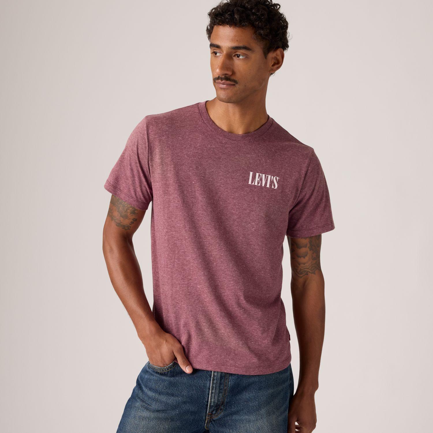 Polera Hombre Graphic Crewneck Tee Burdeo Levis 22491-2161-2