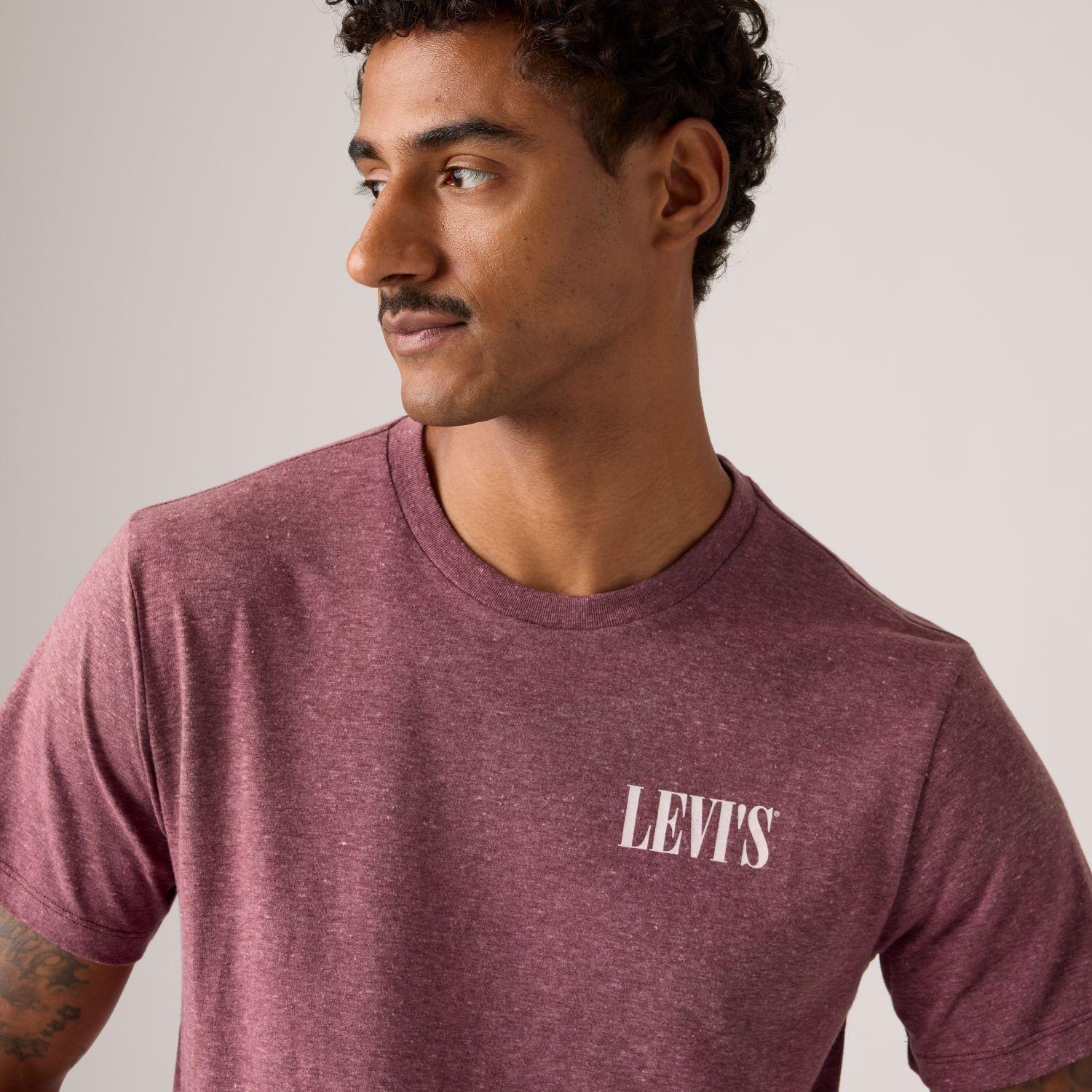 Polera Hombre Graphic Crewneck Tee Burdeo Levis 22491-2161-3