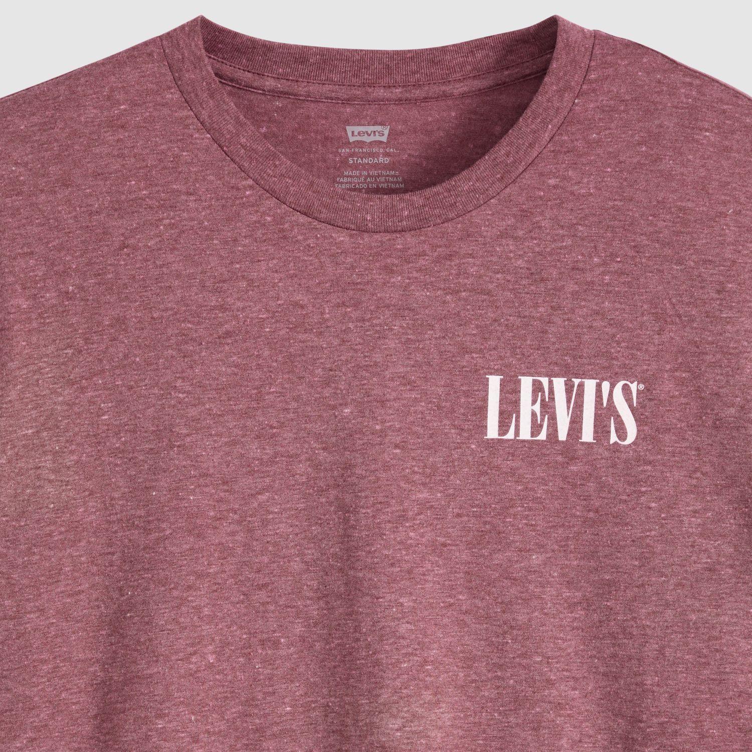 Polera Hombre Graphic Crewneck Tee Burdeo Levis 22491-2161-4