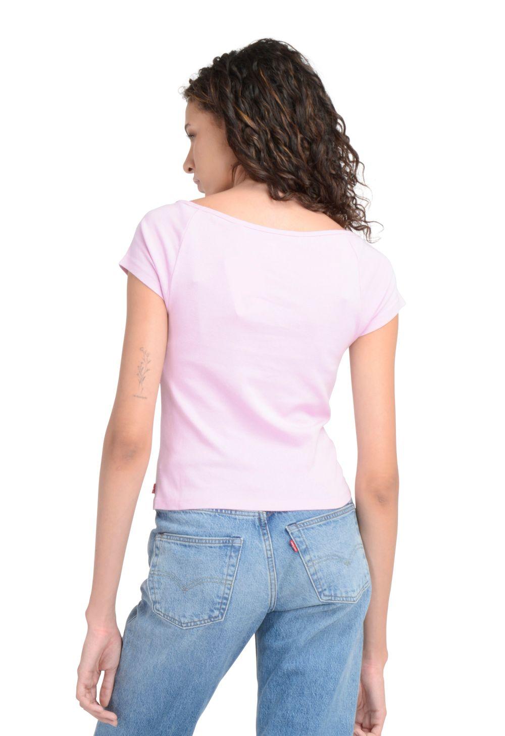 Polera Mujer Babe Rosado Levis A6065-0007-2