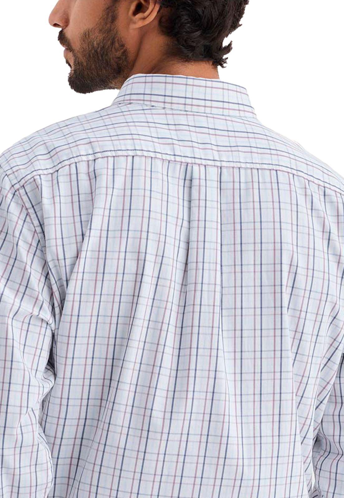 Camisa Hombre Signature LS Classic Fit Blanco Cuadro A4252-0120-3