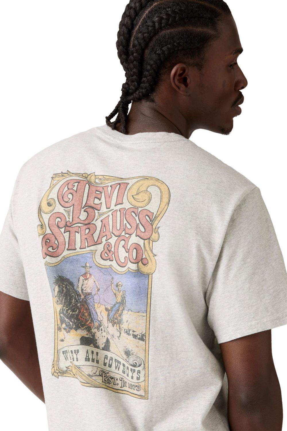 Polera Hombre Relaxed Fit Tee Gris Levis 16143-1816-3