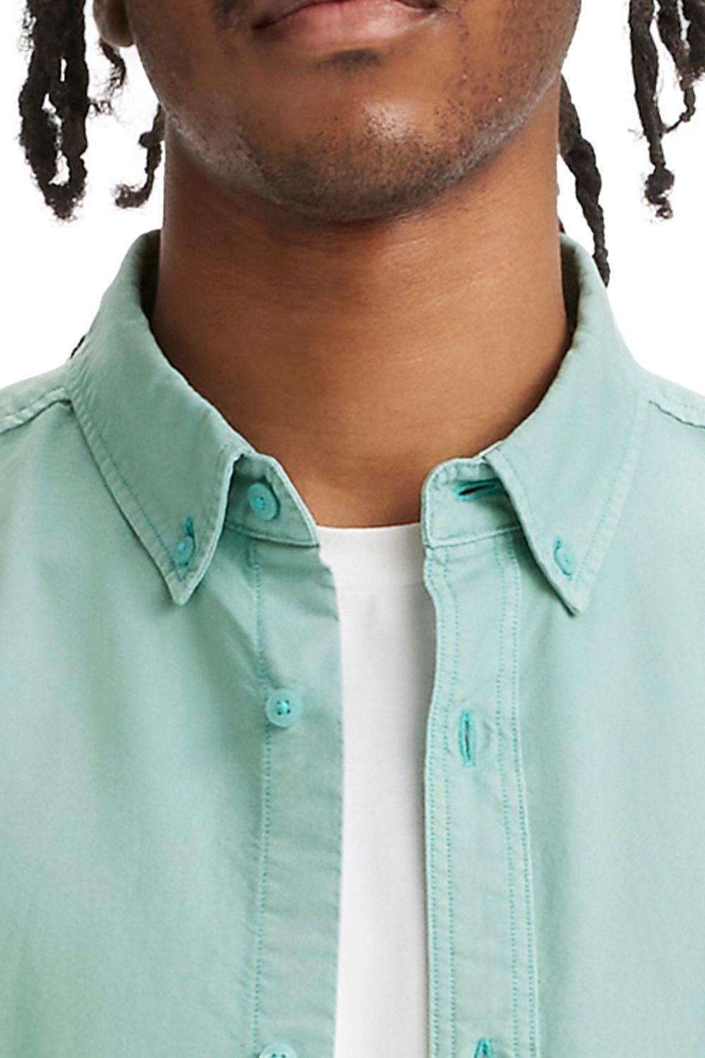 Camisa Hombre Authentic Button Down Verde Levis A7210-0012-1