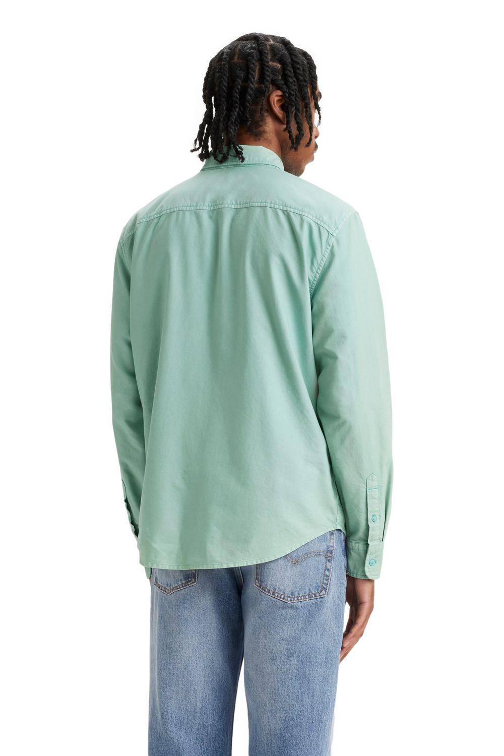 Camisa Hombre Authentic Button Down Verde Levis A7210-0012-2