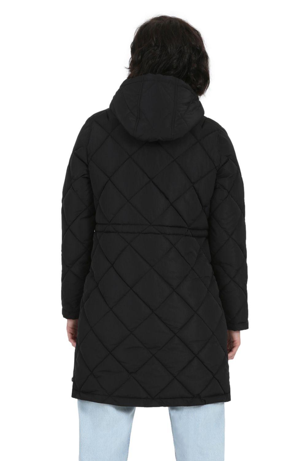 Chaqueta Mujer Parka Negra Chiporro Levis 59544-0170-2