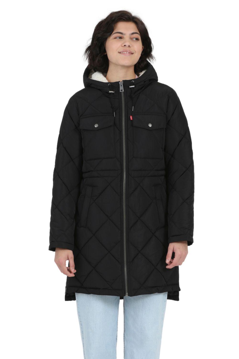 Chaqueta Mujer Parka Negra Chiporro Levis 59544-0170-0