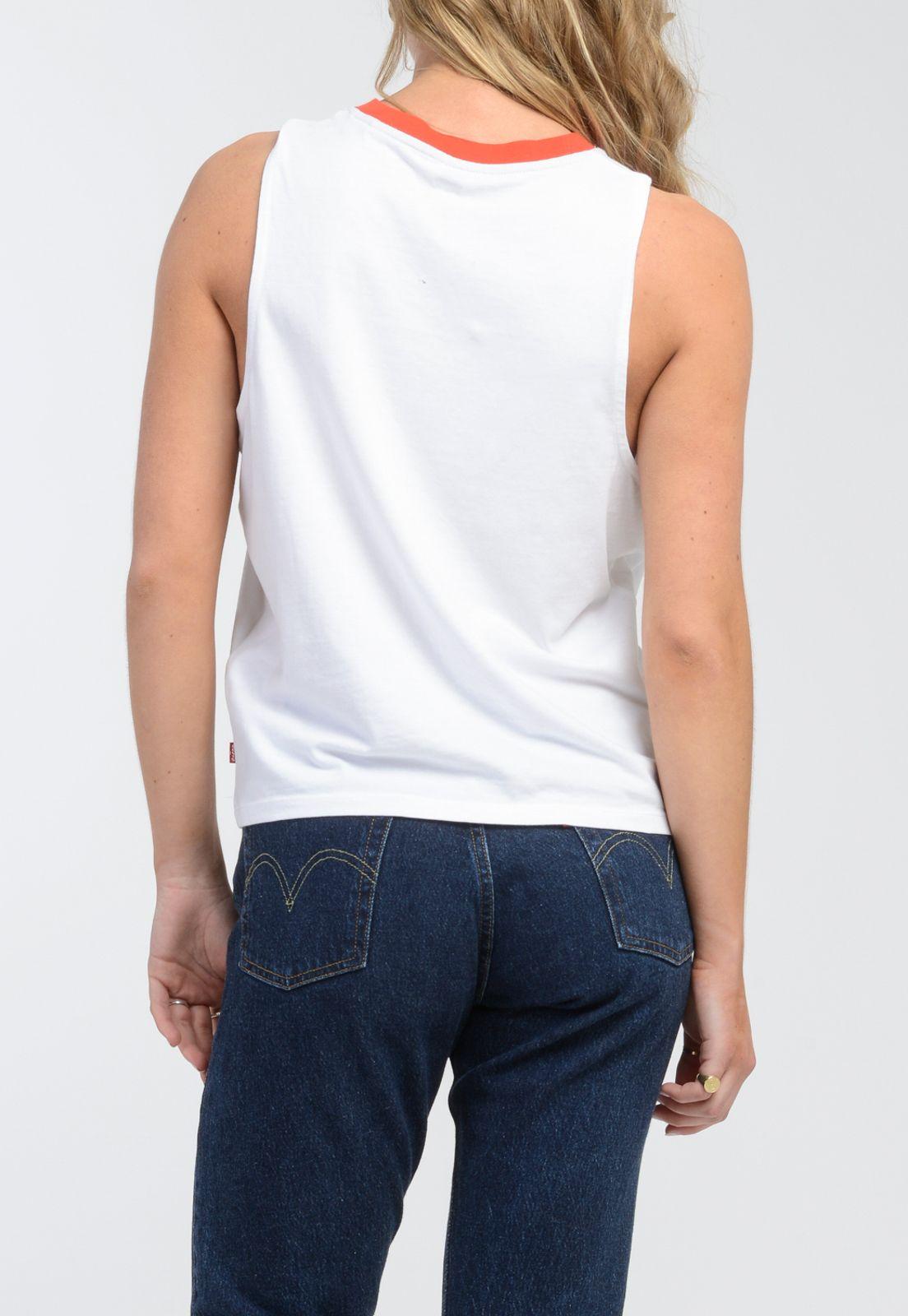 Polera Mujer Gráfica Blanca Levis 18184-0030-1