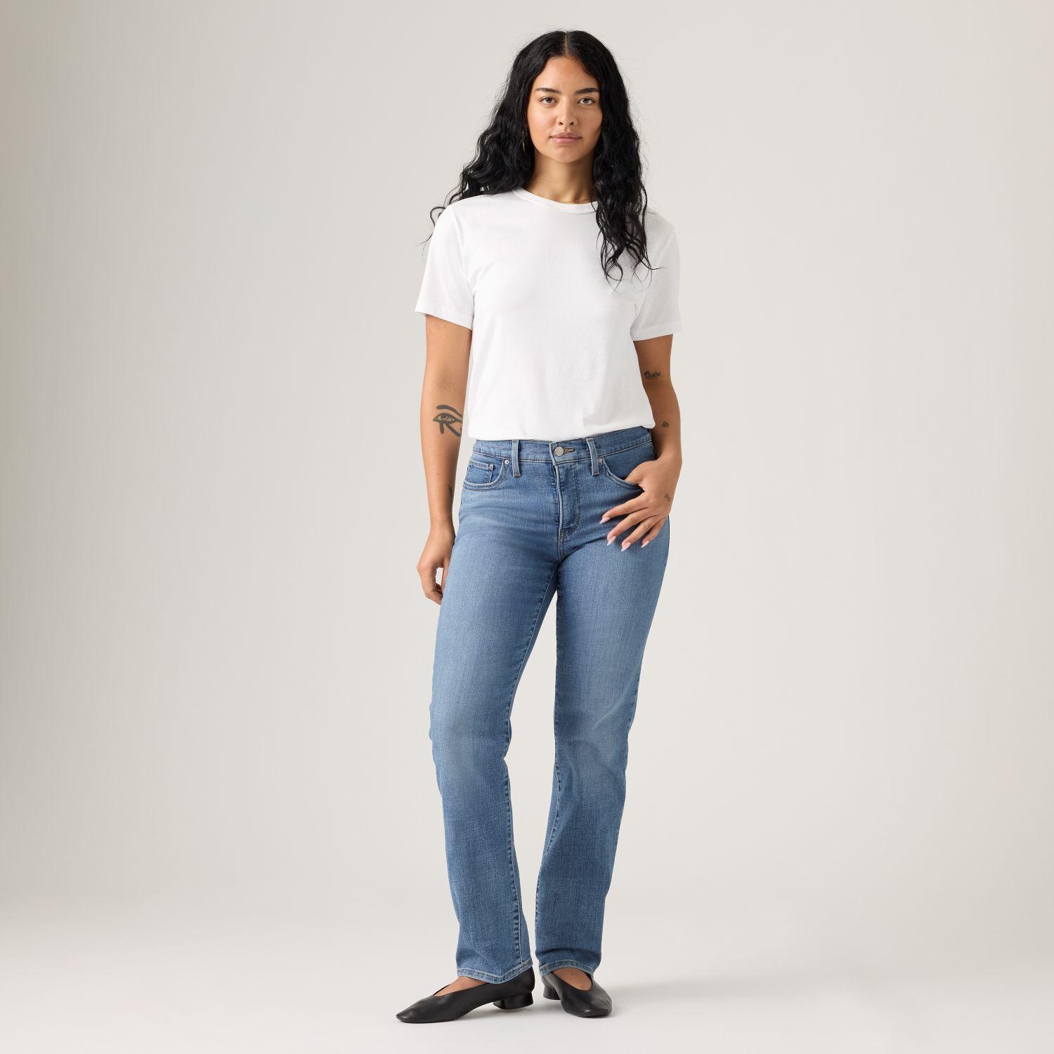 Jeans Mujer 314 Shaping Straight Azul Levis 19631-0156-3